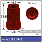 SPLINE WHEEL NUT BJ234R - Nice Products | Universal Auto Spares