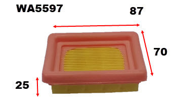 Air Filter Fits Ford WA5597 - Wesfil | Universal Auto Spares