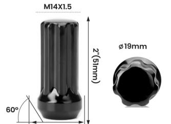 WHEEL SPLINE NUT BJ645B - Nice Products | Universal Auto Spares