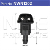 Washer Nozzle NWN1302 - Nice Products | Universal Auto Spares