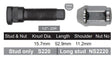Wheel Stud and Nut NS220B - Nice Products | Universal Auto Spares