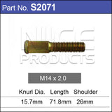 Long wheel stud S2071 - Nice Products | Universal Auto Spares