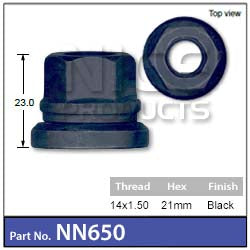WHEEL NUT NN650 - Nice Products | Universal Auto Spares