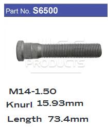 Long wheel stud S6500 - Nice Products | Universal Auto Spares
