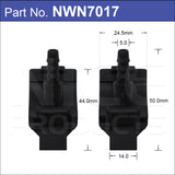 Windscreen Washer Nozzle Pair Fits Holden NWN7017 - Nice Products | Universal Auto Spares