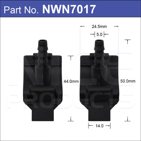 Windscreen Washer Nozzle Pair Fits Holden NWN7017 - Nice Products | Universal Auto Spares