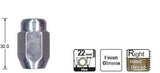 Honda Chrome Nut BB650C - Nice Products | Universal Auto Spares