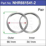 Aluminium Hub Rings NHR661541-2 - Nice Products | Universal Auto Spares