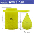 Capped 21mm Wheel Nut Indicator NWL21CAP - Nice Products | Universal Auto Spares