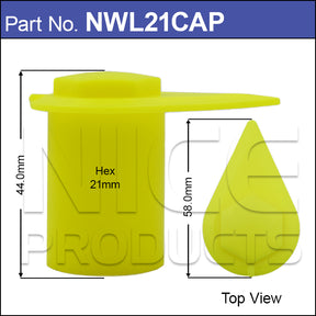 Capped 21mm Wheel Nut Indicator NWL21CAP - Nice Products | Universal Auto Spares