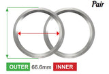 Aluminium Hub Rings NHR666601-2 - Nice Products | Universal Auto Spares