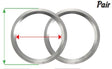 Aluminium Hub Rings NHR701641-2 - Nice Products | Universal Auto Spares