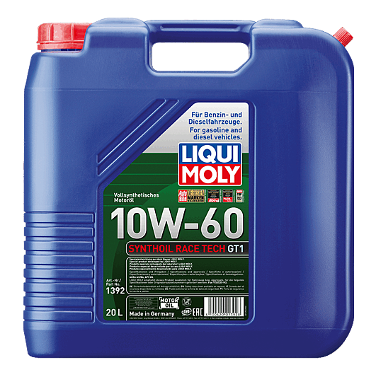 Synthoil Race Tech GT1 10W-60 Full Synthetic - LIQUI MOLY