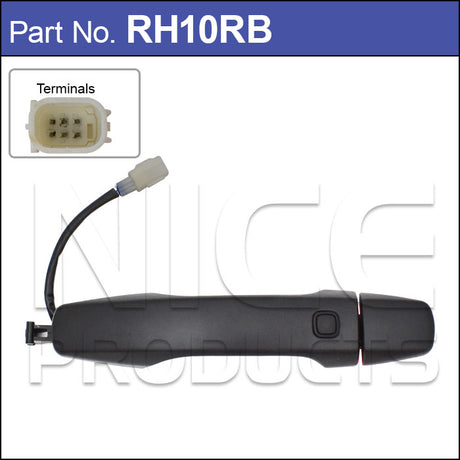 Door Handle RH10RB - Nice Products | Universal Auto Spares