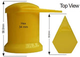 Capped 34mm Wheel Nut Indicator pk100 NWL34CAP-100 - Nice Products | Universal Auto Spares