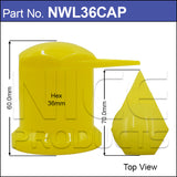 Capped 36mm Wheel Nut Indicator NWL36CAP - Nice Products | Universal Auto Spares