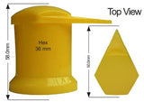 Capped 36mm Wheel Nut Indicator pk100 NWL36CAP-100 - Nice Products | Universal Auto Spares