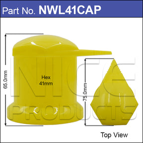 Capped 41mm Wheel Nut Indicator NWL41CAP - Nice Products | Universal Auto Spares