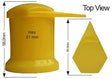 Capped 41mm Wheel Nut Indicator pk100 NWL41CAP-100 - Nice Products | Universal Auto Spares