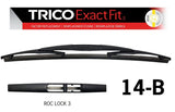 Rear Roc Lock 3 Blade 350MM (14") (EXRCR14) (Single) 14-B - Trico | Universal Auto Spares