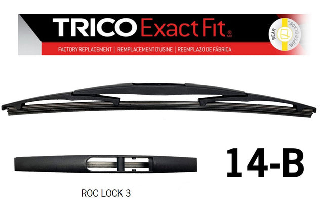 Rear Roc Lock 3 Blade 350MM (14") (EXRCR14) (Single) 14-B - Trico | Universal Auto Spares