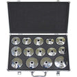 14 Pieces Oil Filter Removal Cup Professional Kit Chrome Finish - PKTool