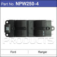 Power Window Switch NPW250-4 - Nice Products | Universal Auto Spares