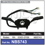 Combination Switch NBS743 - Nice Products | Universal Auto Spares