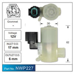 Washer Pump (NLA) NWP227 - Nice Products | Universal Auto Spares