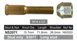 Wheel Stud and Nut NS2071 - Nice Products | Universal Auto Spares