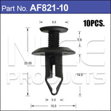 Plastic Fastener Pkt 10 AF821-10 - Nice Products | Universal Auto Spares