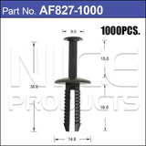 Plastic Fastener Pkt 1000 AF827-1000 - Nice Products | Universal Auto Spares