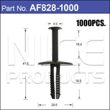 Plastic Fastener Pkt 1000 AF828-1000 - Nice Products | Universal Auto Spares