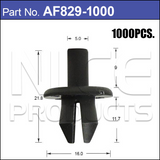 Plastic Fastener Pkt 1000 AF829-1000 - Nice Products | Universal Auto Spares