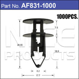 Plastic Fastener Pkt 1000 AF831-1000 - Nice Products | Universal Auto Spares