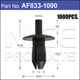 Plastic Fastener Pkt 1000 OEM: N0385491 AF833-1000 - Nice Products | Universal Auto Spares