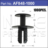 Plastic Fastener Pkt 1000 AF848-1000 - Nice Products | Universal Auto Spares