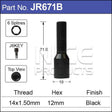 Allen Key Bolt (Pk 20 + Key) JR671B-20 - Nice Products | Universal Auto Spares
