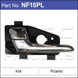 Door Handle NF15PL - Nice Products | Universal Auto Spares