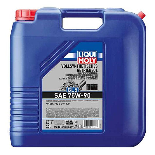 Fully Synthetic Gear Oil (GL5) SAE 75W-90 - LIQUI MOLY