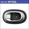 Door Handle NF15QL - Nice Products | Universal Auto Spares