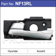Door Handle NF13RL - Nice Products | Universal Auto Spares