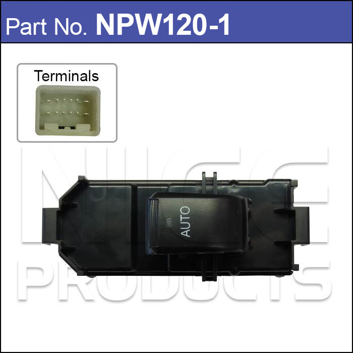Power Window Switch NPW120-1 - Nice Products | Universal Auto Spares