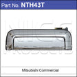 Door Handle NTH43T - Nice Products | Universal Auto Spares