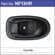 Door Handle NF13HR - Nice Products | Universal Auto Spares