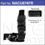 Door Lock Actuator NACU674FR - Nice Products | Universal Auto Spares
