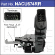 Door Lock Actuator NACU674RR - Nice Products | Universal Auto Spares