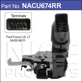 Door Lock Actuator NACU674RR - Nice Products | Universal Auto Spares