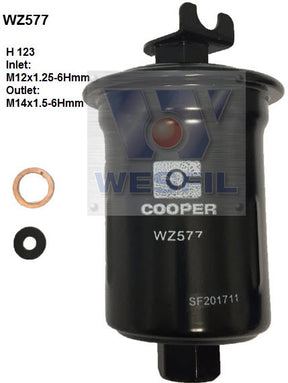 EFI Fuel Filter Z577 Fits Mitsubishi WZ577 - Wesfil