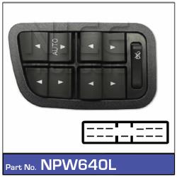 Power Window Switch NPW640L-1 - Nice Products | Universal Auto Spares